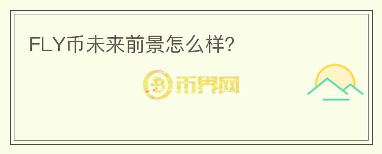 FLY幣未來前景怎么樣？