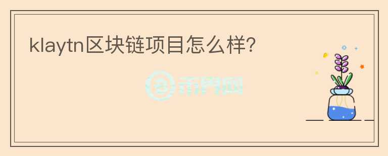 klaytn區(qū)塊鏈項(xiàng)目怎么樣？