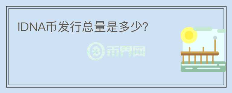 IDNA幣發(fā)行總量是多少？