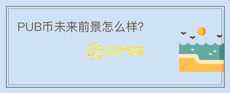 PUB幣未來(lái)前景怎么樣？