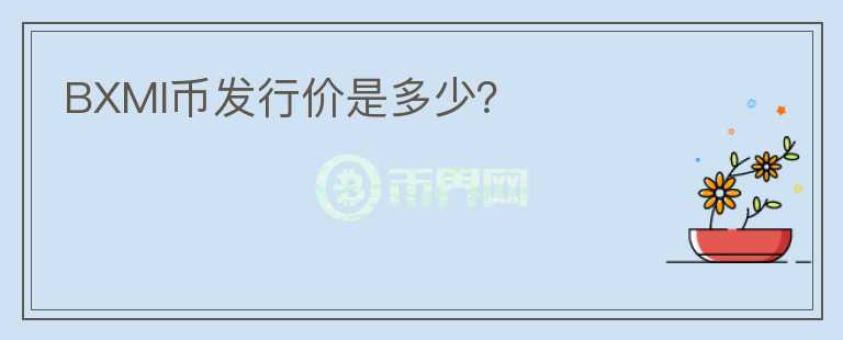 BXMI幣發(fā)行價是多少？