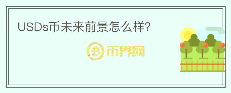 USDs幣未來前景怎么樣？