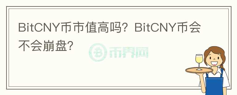 BitCNY幣市值高嗎？BitCNY幣會(huì)不會(huì)崩盤？