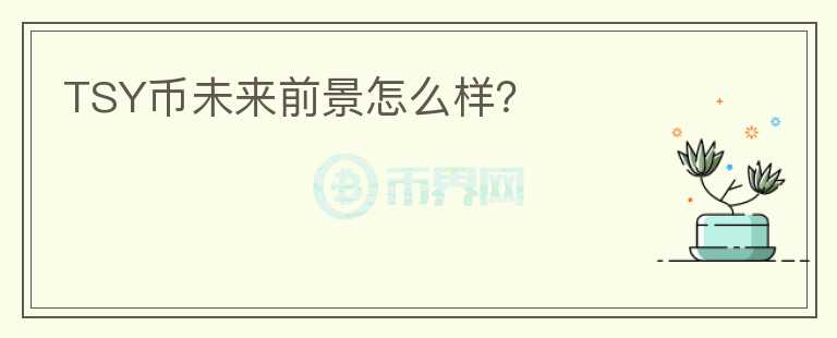 TSY幣未來前景怎么樣？