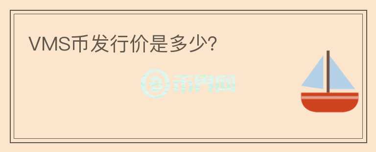 VMS幣發(fā)行價是多少？