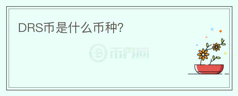 DRS幣是什么幣種？