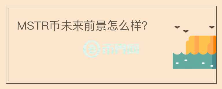 MSTR幣未來前景怎么樣？