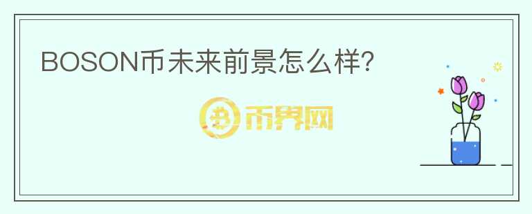 BOSON幣未來前景怎么樣？