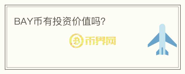 BAY幣有投資價(jià)值嗎？