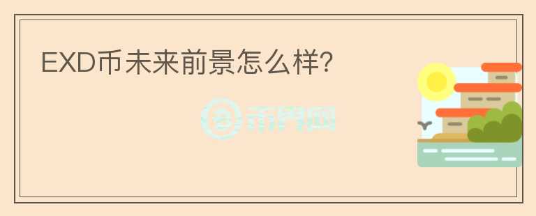 EXD幣未來前景怎么樣？