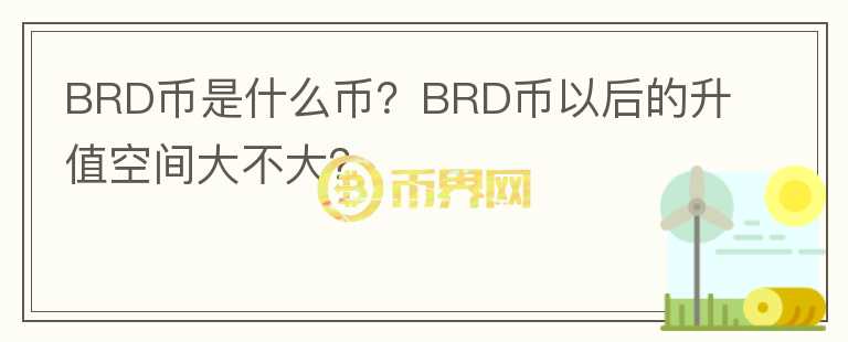 BRD幣是什么幣？BRD幣以后的升值空間大不大？