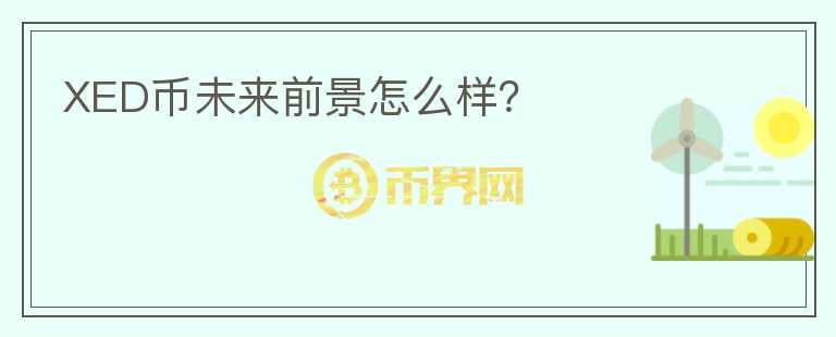 XED幣未來前景怎么樣？