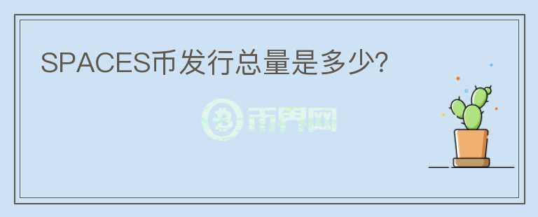 SPACES幣發(fā)行總量是多少？