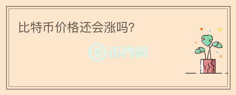 比特幣價格還會漲嗎？