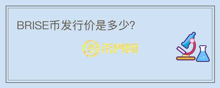 BRISE幣發(fā)行價是多少？