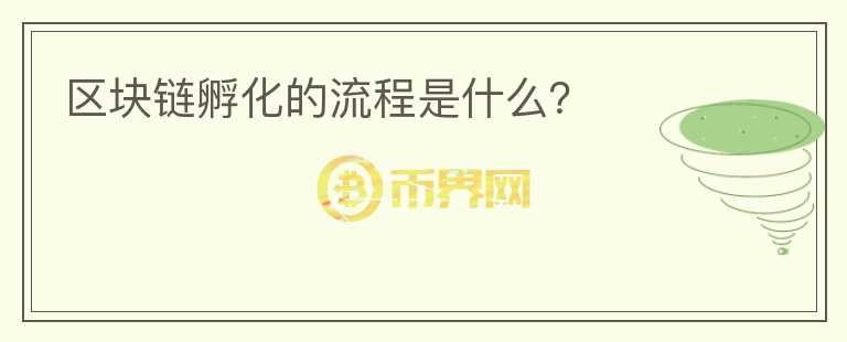 區(qū)塊鏈孵化的流程是什么？