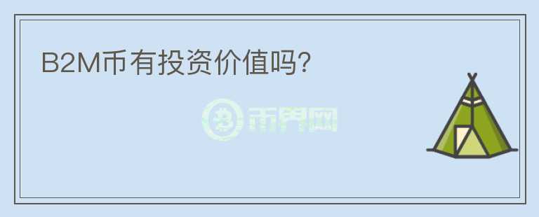 B2M幣有投資價(jià)值嗎？