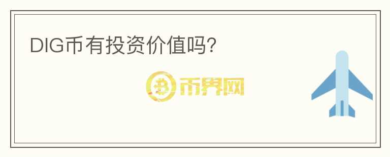 DIG幣有投資價值嗎？
