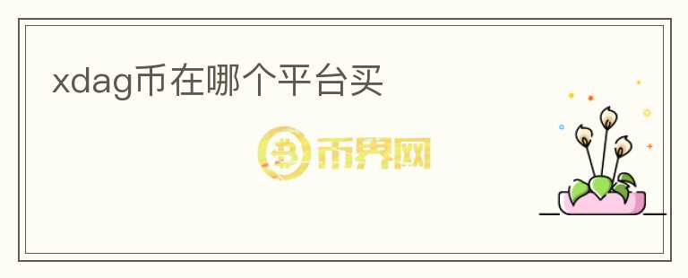 xdag幣在哪個(gè)平臺(tái)買(mǎi)
