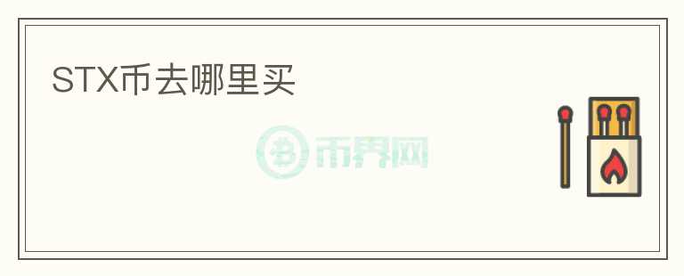 STX幣去哪里買(mǎi)