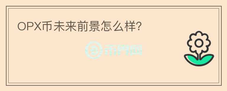 OPX幣未來前景怎么樣？