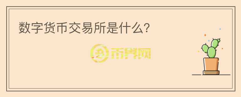數(shù)字貨幣交易所是什么？
