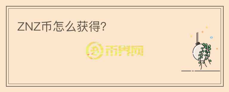 ZNZ幣怎么獲得？