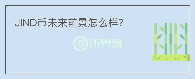 JIND幣未來(lái)前景怎么樣？