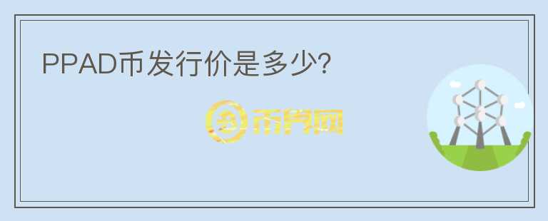 PPAD幣發(fā)行價是多少？