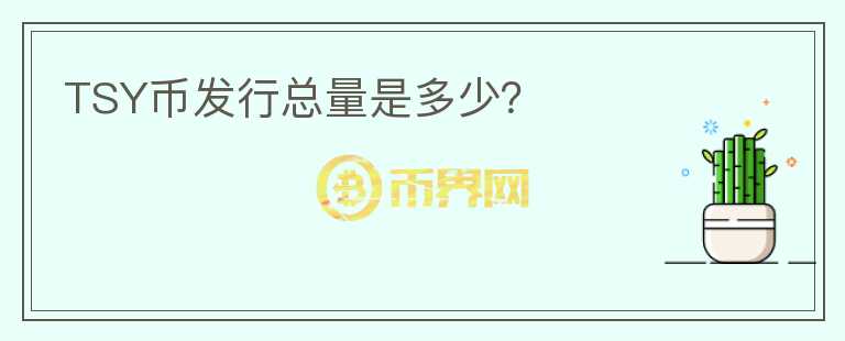 TSY幣發(fā)行總量是多少？