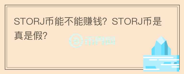 STORJ幣能不能賺錢？STORJ幣是真是假？
