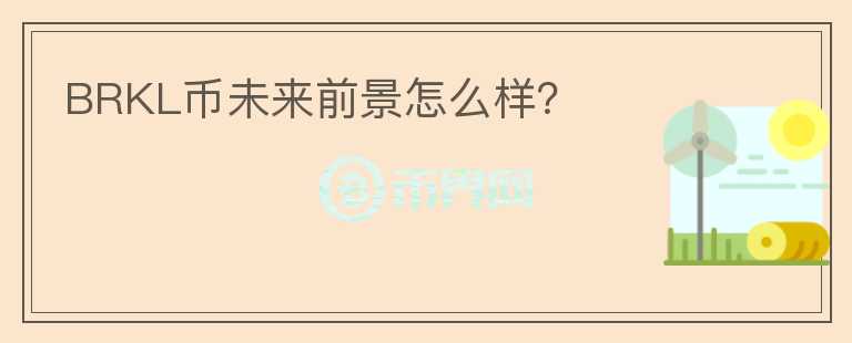 BRKL幣未來(lái)前景怎么樣？