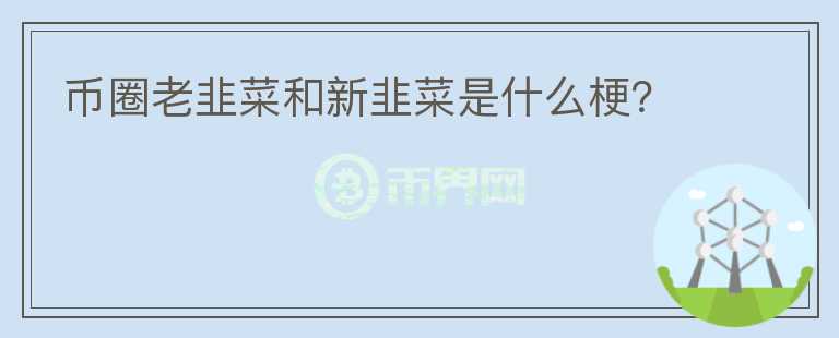 幣圈老韭菜和新韭菜是什么梗？
