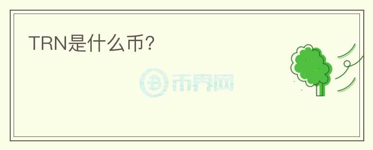 TRN是什么幣？