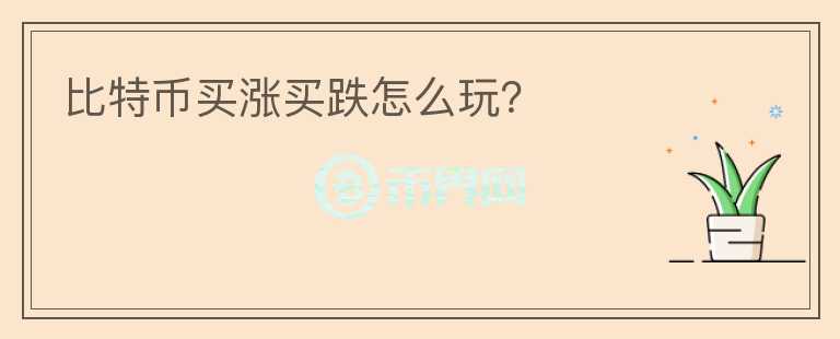 比特幣買(mǎi)漲買(mǎi)跌怎么玩？