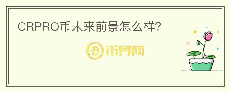 CRPRO幣未來前景怎么樣？