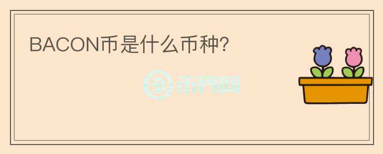 BACON幣是什么幣種？