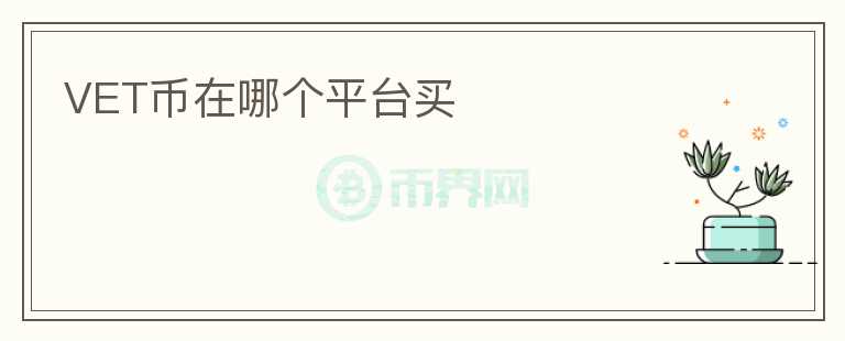 VET幣在哪個平臺買