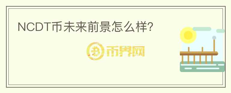 NCDT幣未來前景怎么樣？
