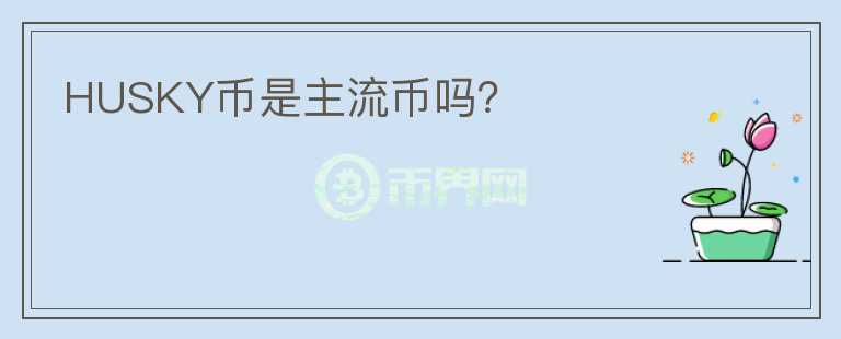 HUSKY幣是主流幣嗎？