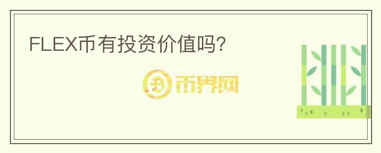 FLEX幣有投資價值嗎？