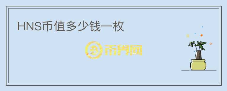 HNS幣值多少錢(qián)一枚