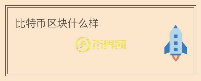 比特幣區(qū)塊什么樣