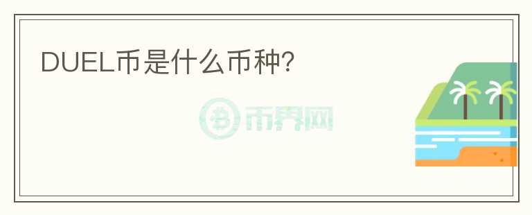DUEL幣是什么幣種？