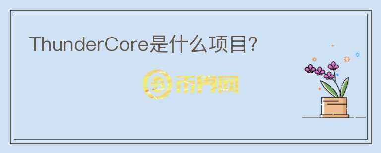 ThunderCore是什么項(xiàng)目？