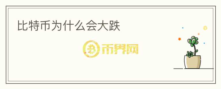 比特幣為什么會大跌