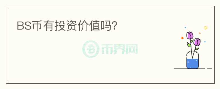 BS幣有投資價(jià)值嗎？
