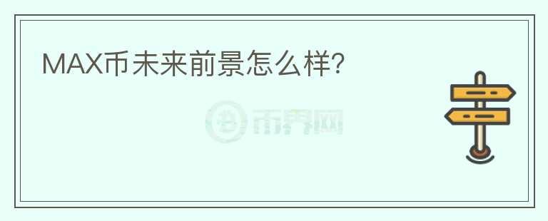 MAX幣未來前景怎么樣？