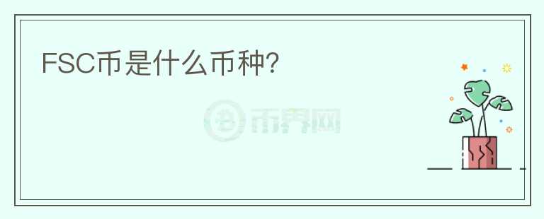 FSC幣是什么幣種？