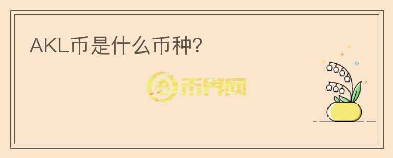 AKL幣是什么幣種？